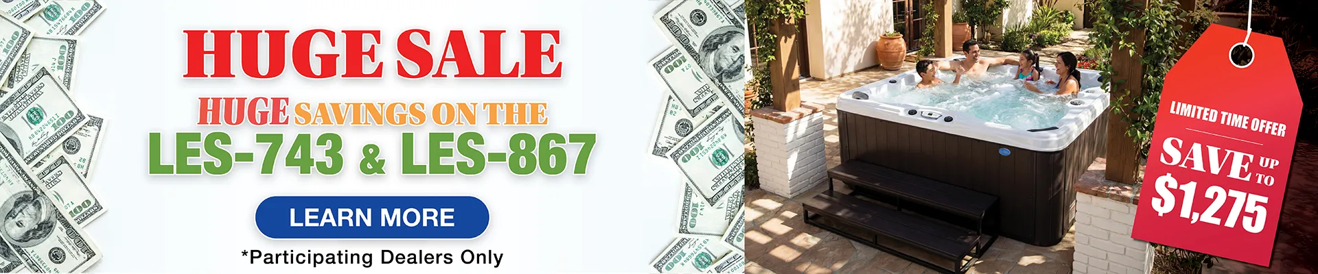 Calspas hot tub being used in a family setting - Baltimore